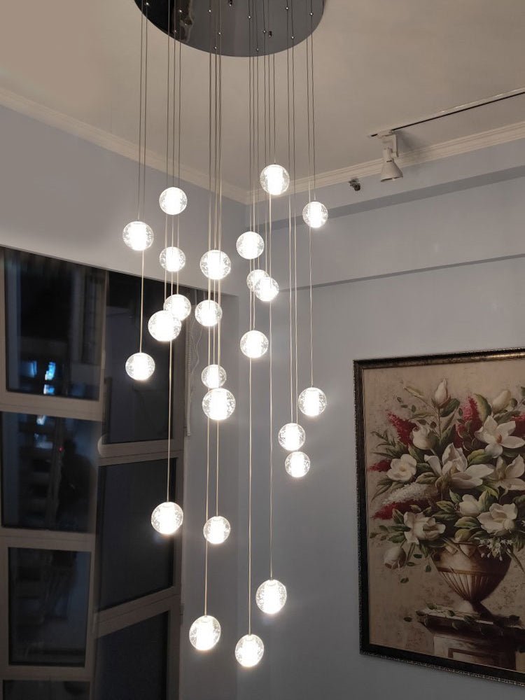 Crystal Bubbles Balls Pendant Lamp - Vakkerlight