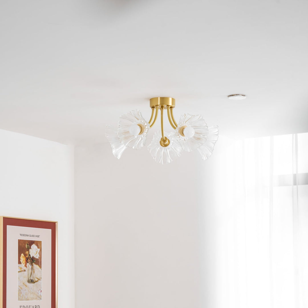 Kalin Flower Glass Ceiling Lamp - Vakkerlight