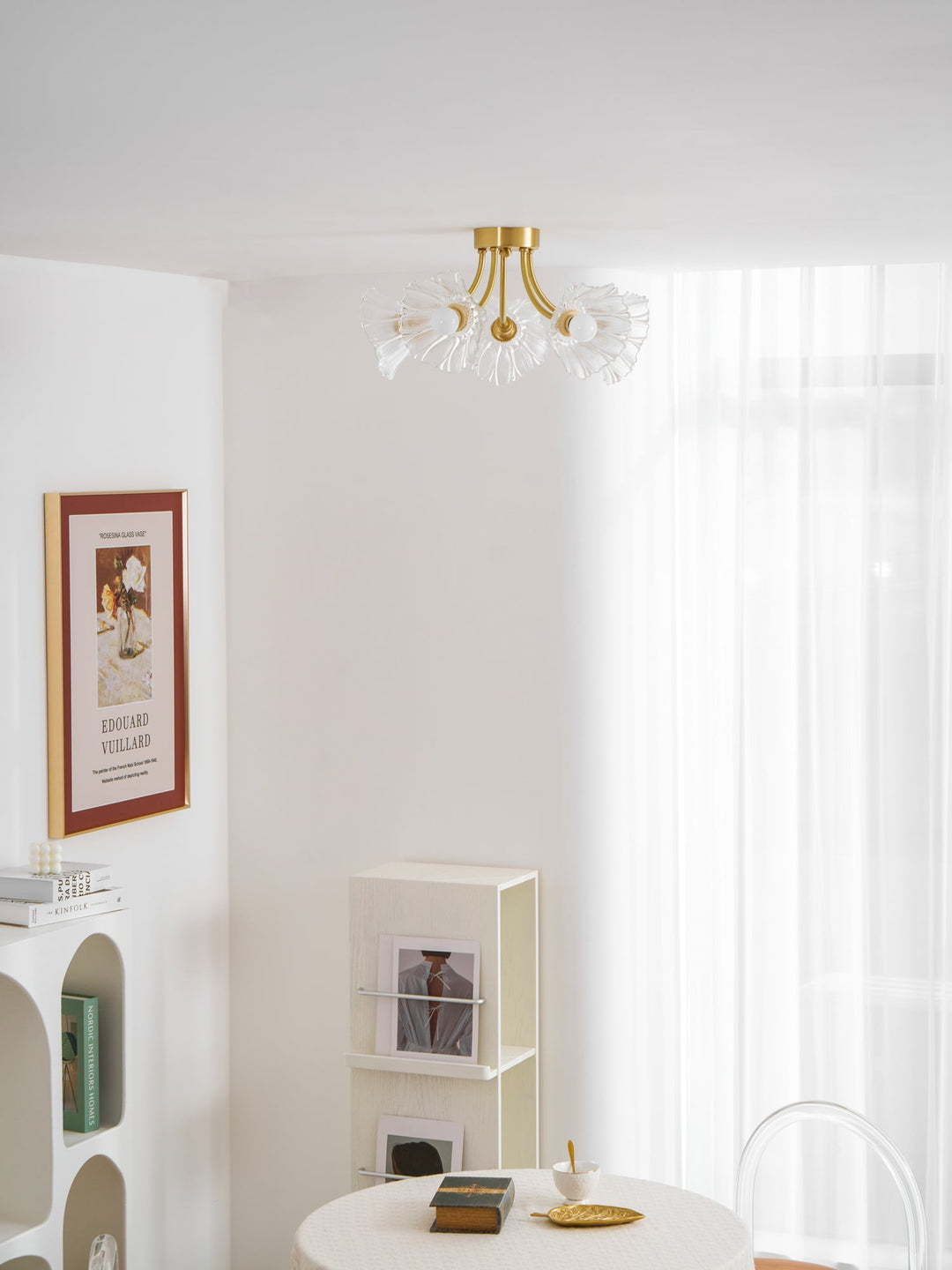 Kalin Flower Glass Ceiling Lamp - Vakkerlight