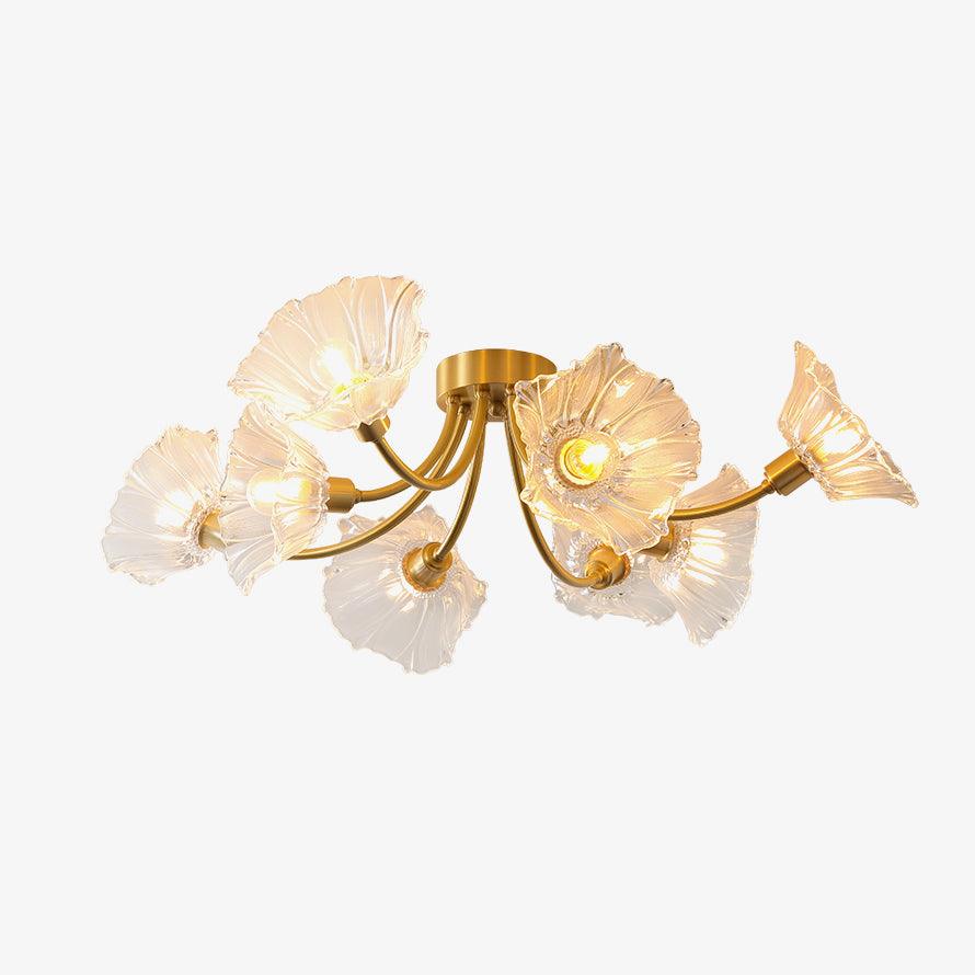 Kalin Flower Glass Ceiling Lamp - Vakkerlight