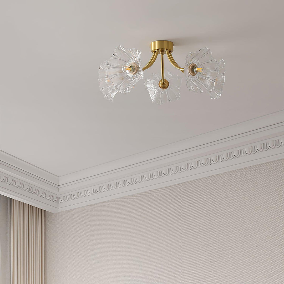 Kalin Flower Glass Ceiling Lamp - Vakkerlight