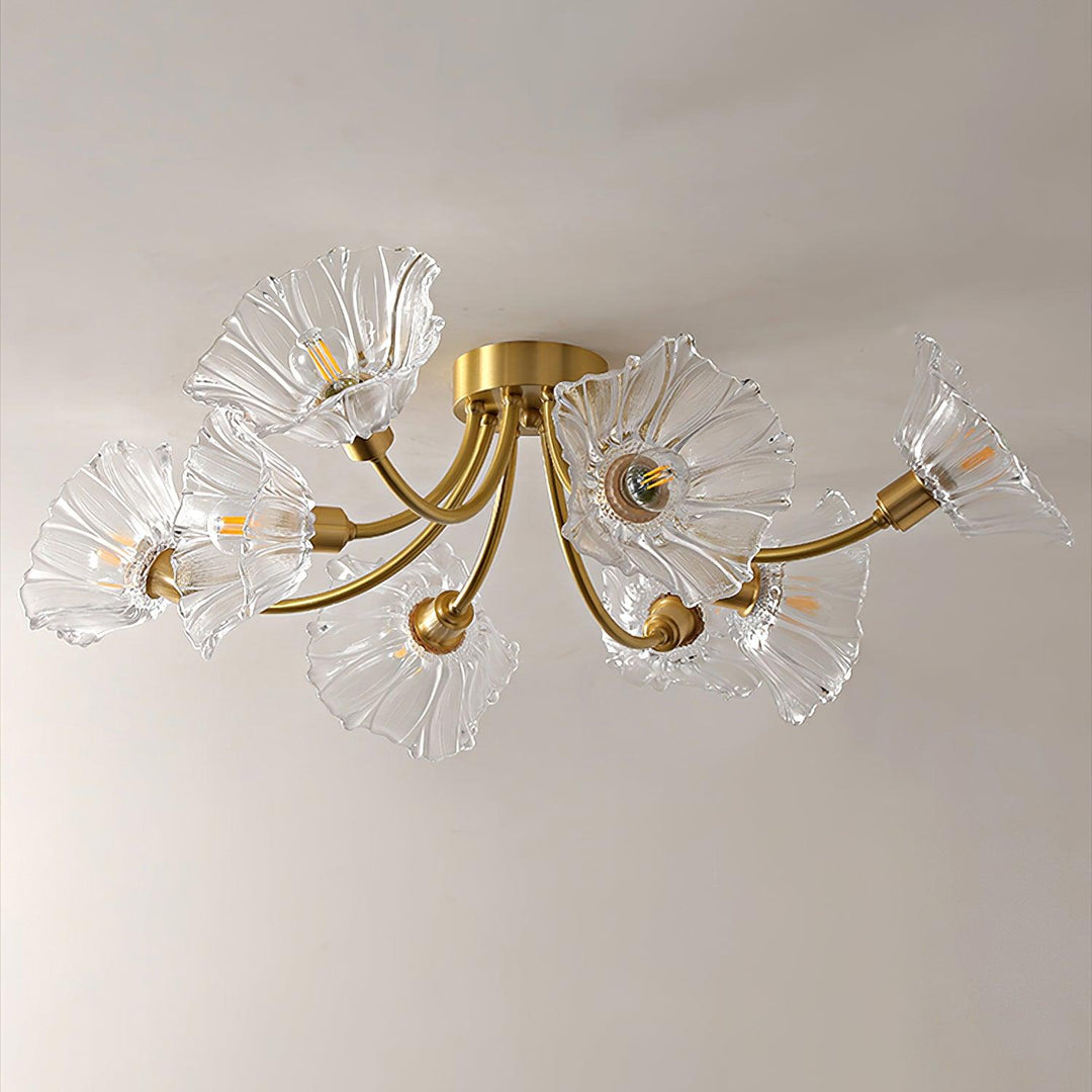 Kalin Flower Glass Ceiling Lamp - Vakkerlight