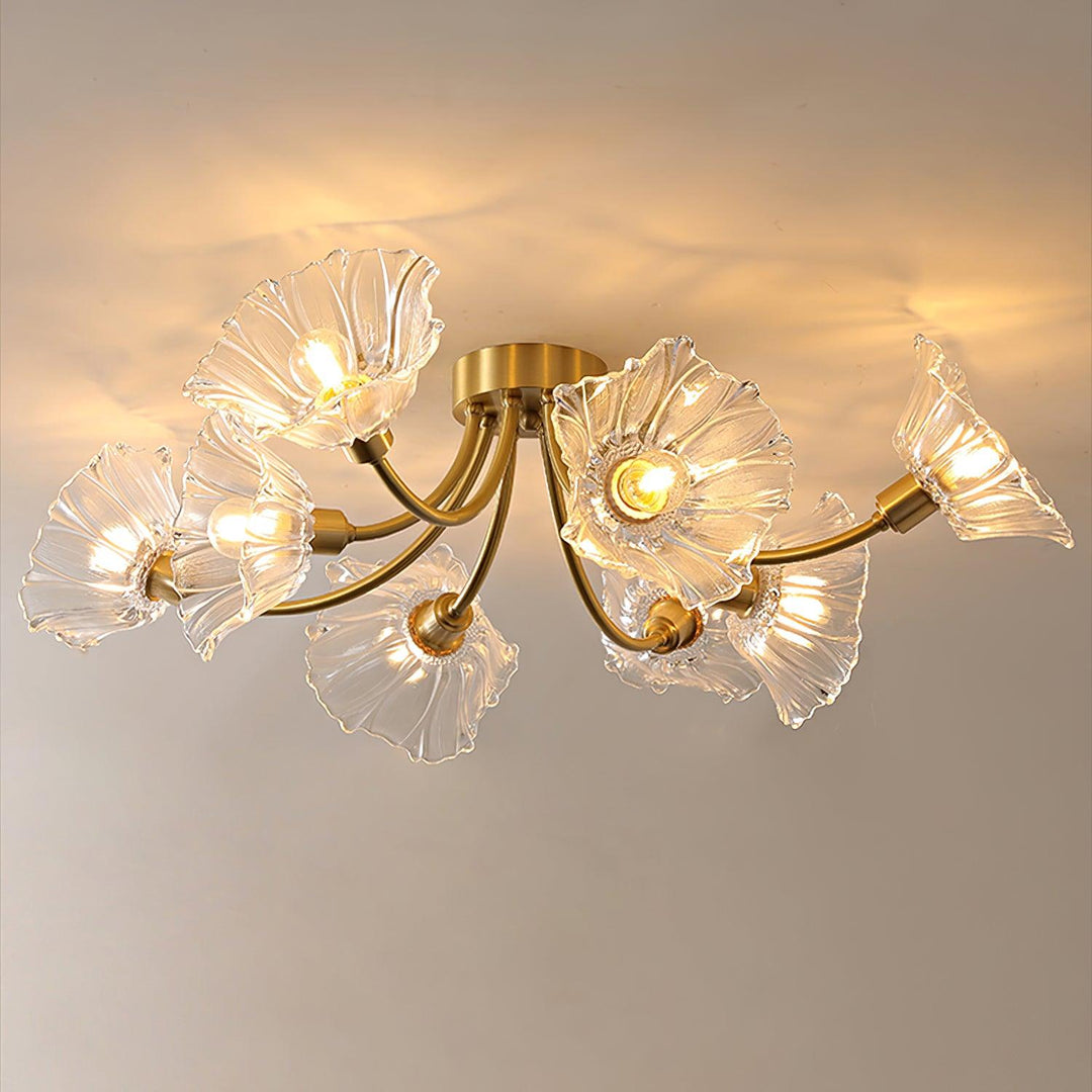 Kalin Flower Glass Ceiling Lamp - Vakkerlight