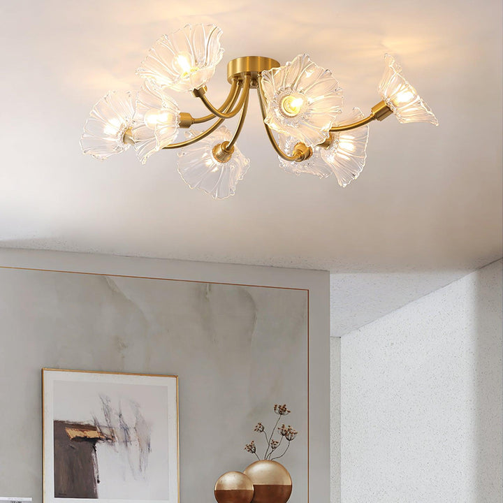 Kalin Flower Glass Ceiling Lamp - Vakkerlight