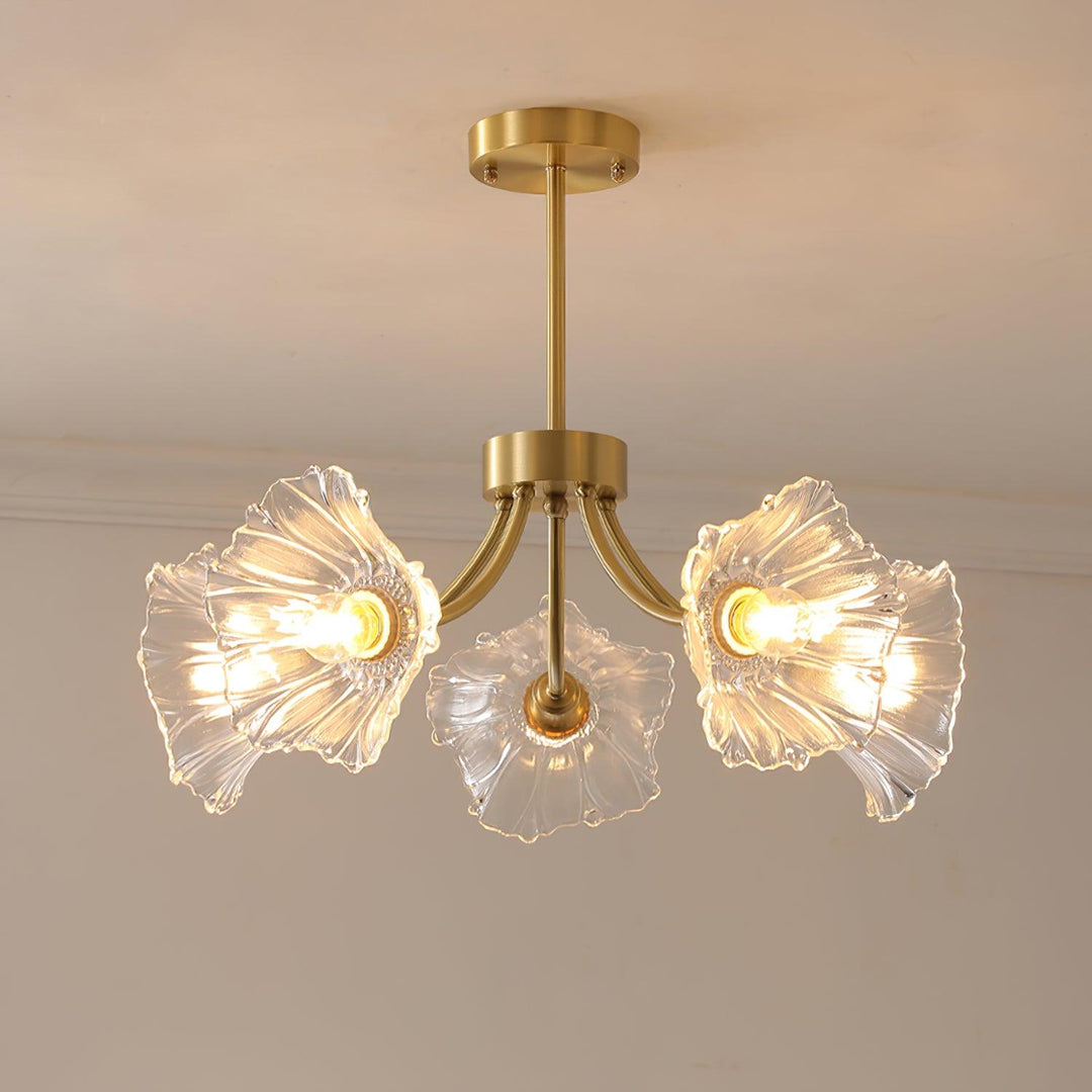 Kalin Flower Glass Chandelier - Vakkerlight