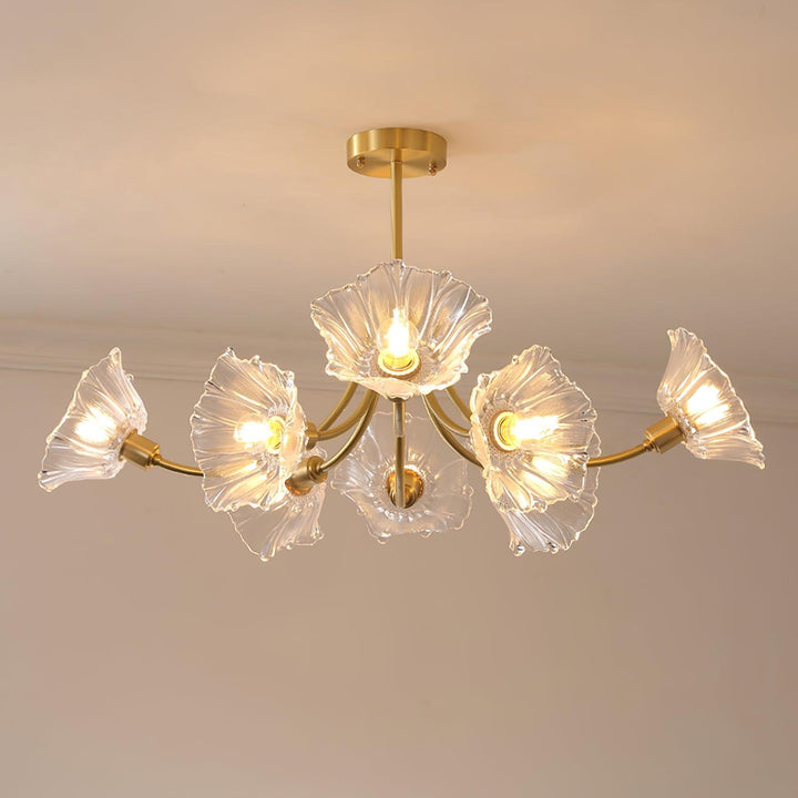 Kalin Flower Glass Chandelier - Vakkerlight