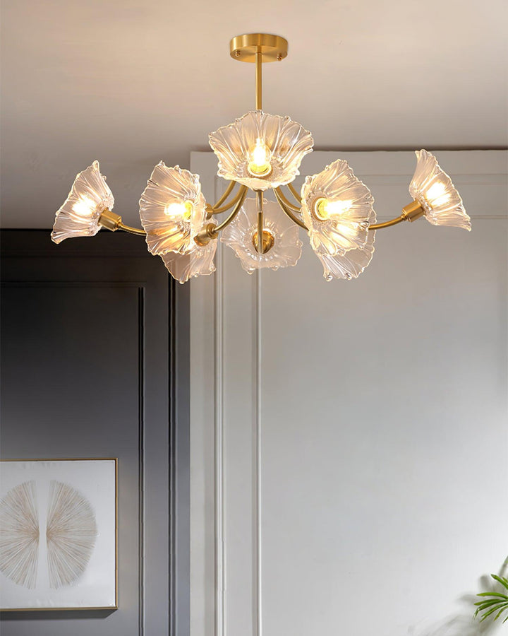 Kalin Flower Glass Chandelier - Vakkerlight