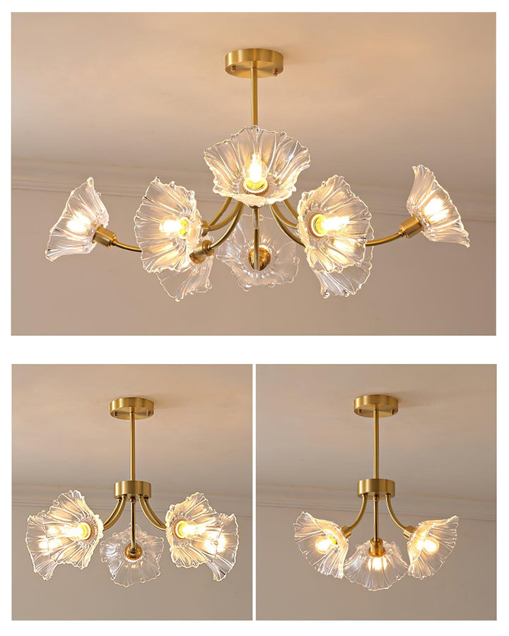 Kalin Flower Glass Chandelier - Vakkerlight