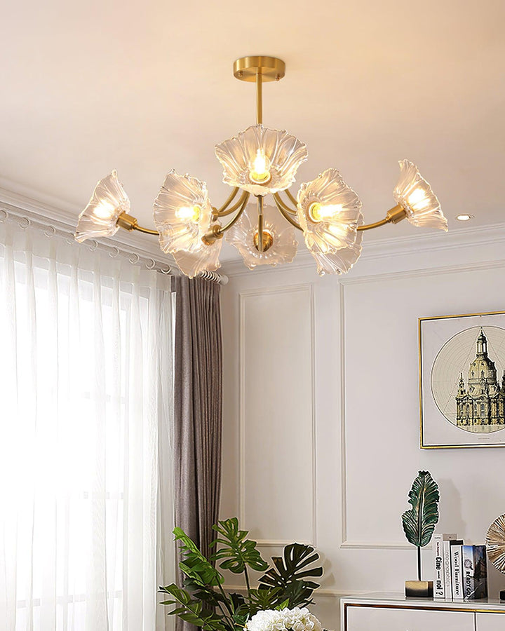 Kalin Flower Glass Chandelier - Vakkerlight