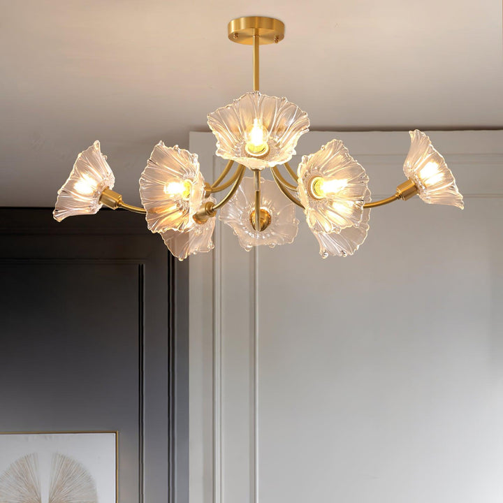 Kalin Flower Glass Chandelier - Vakkerlight
