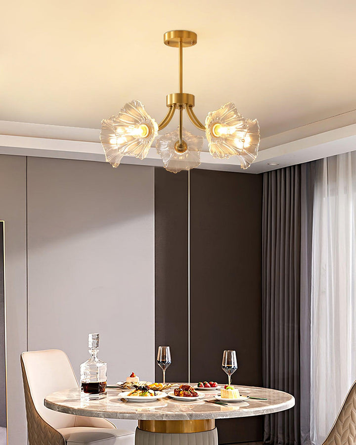 Kalin Flower Glass Chandelier - Vakkerlight