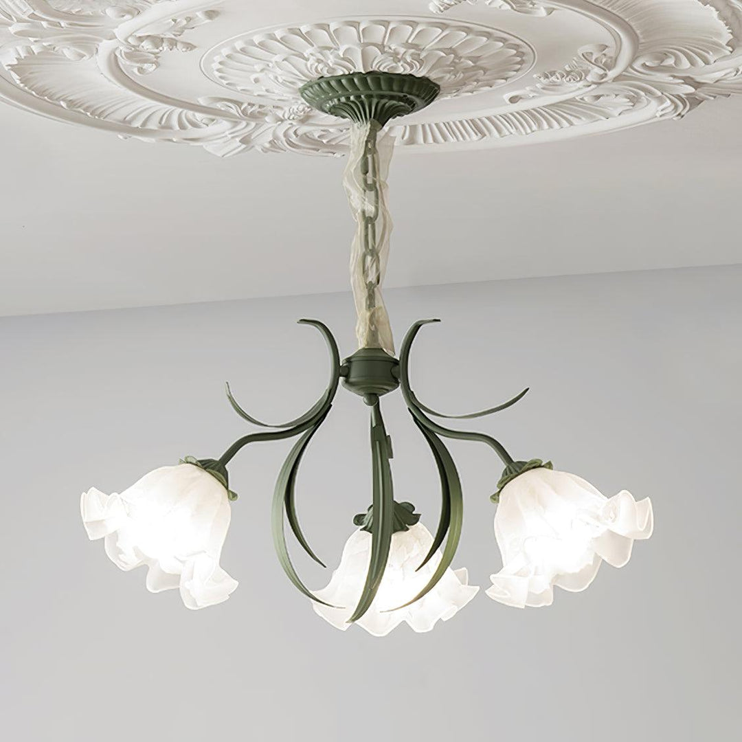 Lily of the Valley Flower Chandelier - Vakkerlight