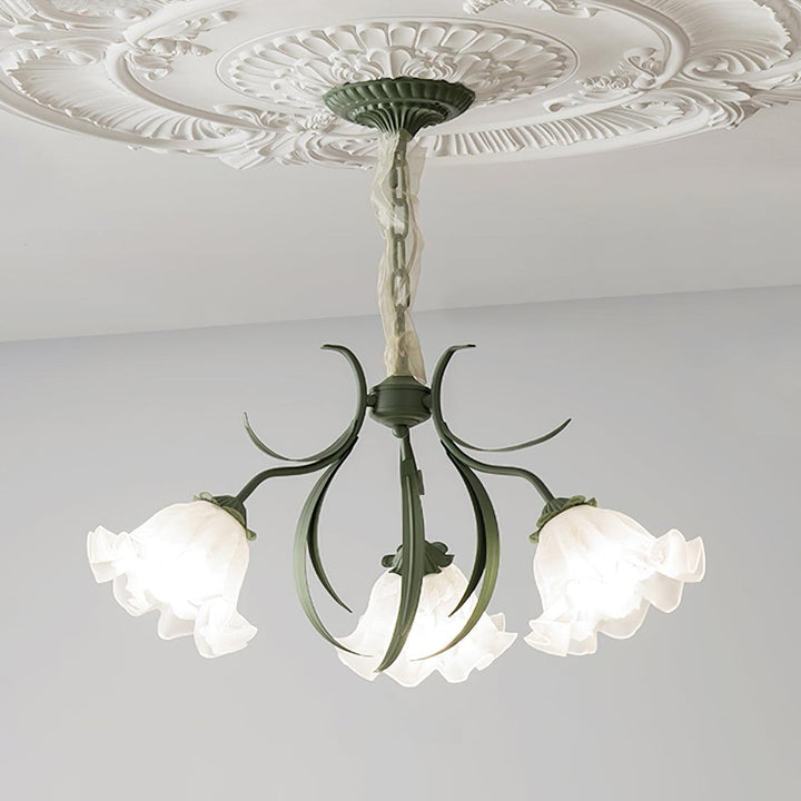Lily of the Valley Flower Chandelier - Vakkerlight
