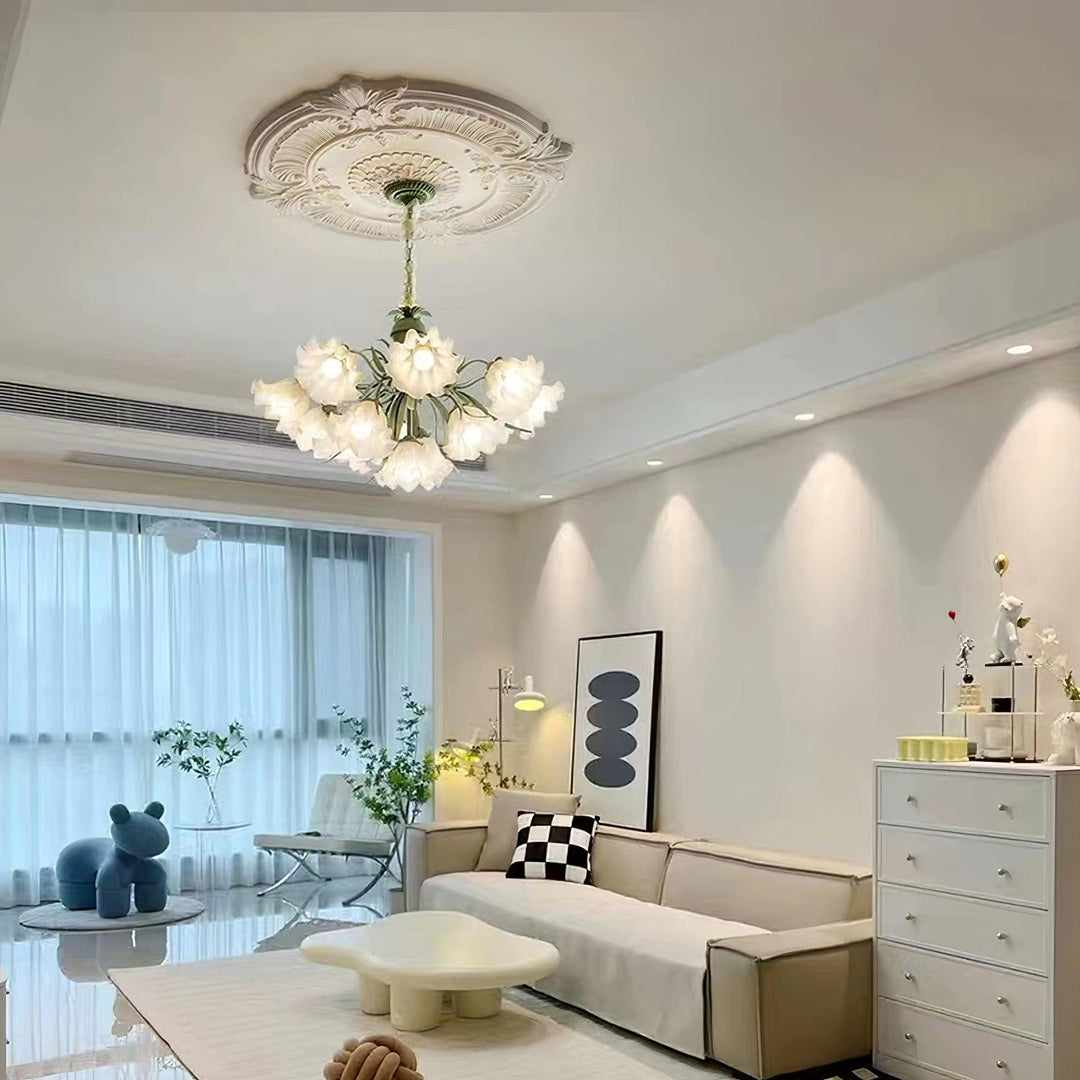 Lily of the Valley Flower Chandelier - Vakkerlight