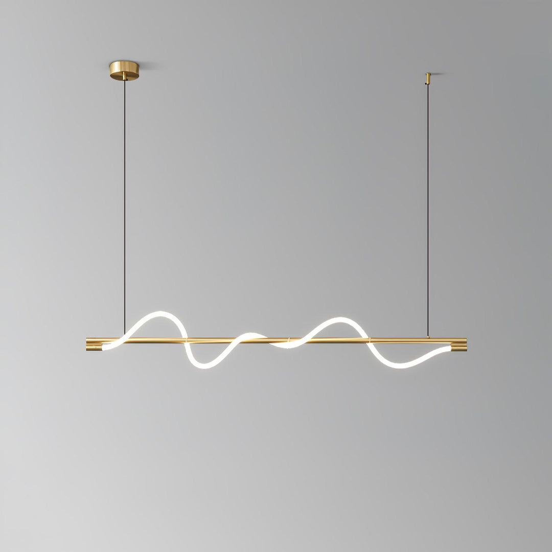 Linear Curve Island Pendant Lamp - Vakkerlight