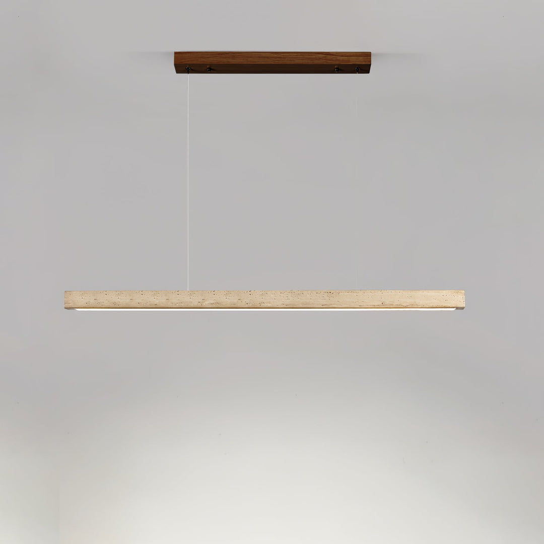 Linear Travertine Pendant Lamp - Vakkerlight