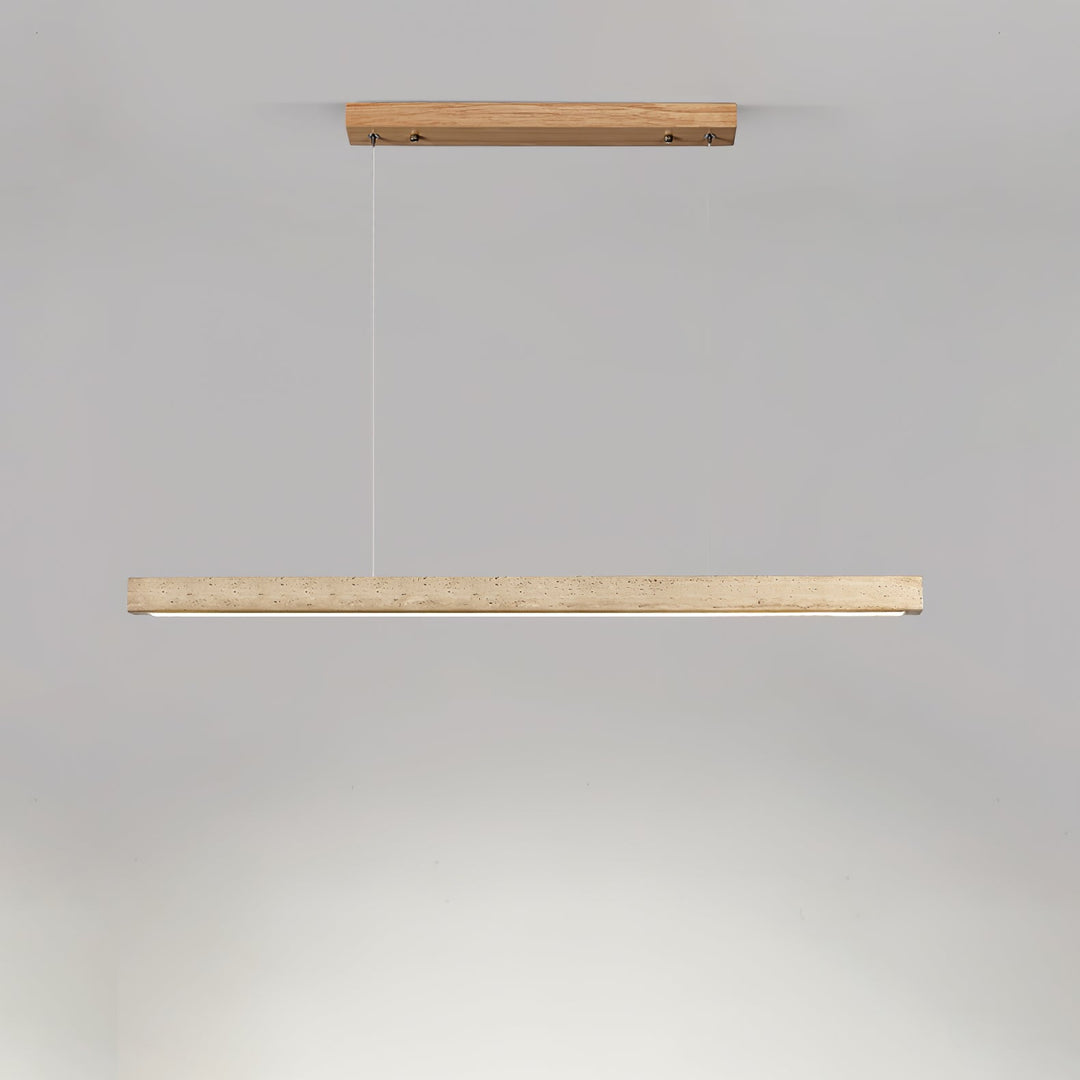 Linear Travertine Pendant Lamp - Vakkerlight