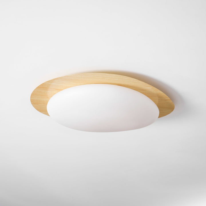 Pebble Walnut Ceiling Light - Vakkerlight