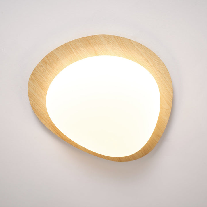 Pebble Walnut Ceiling Light - Vakkerlight