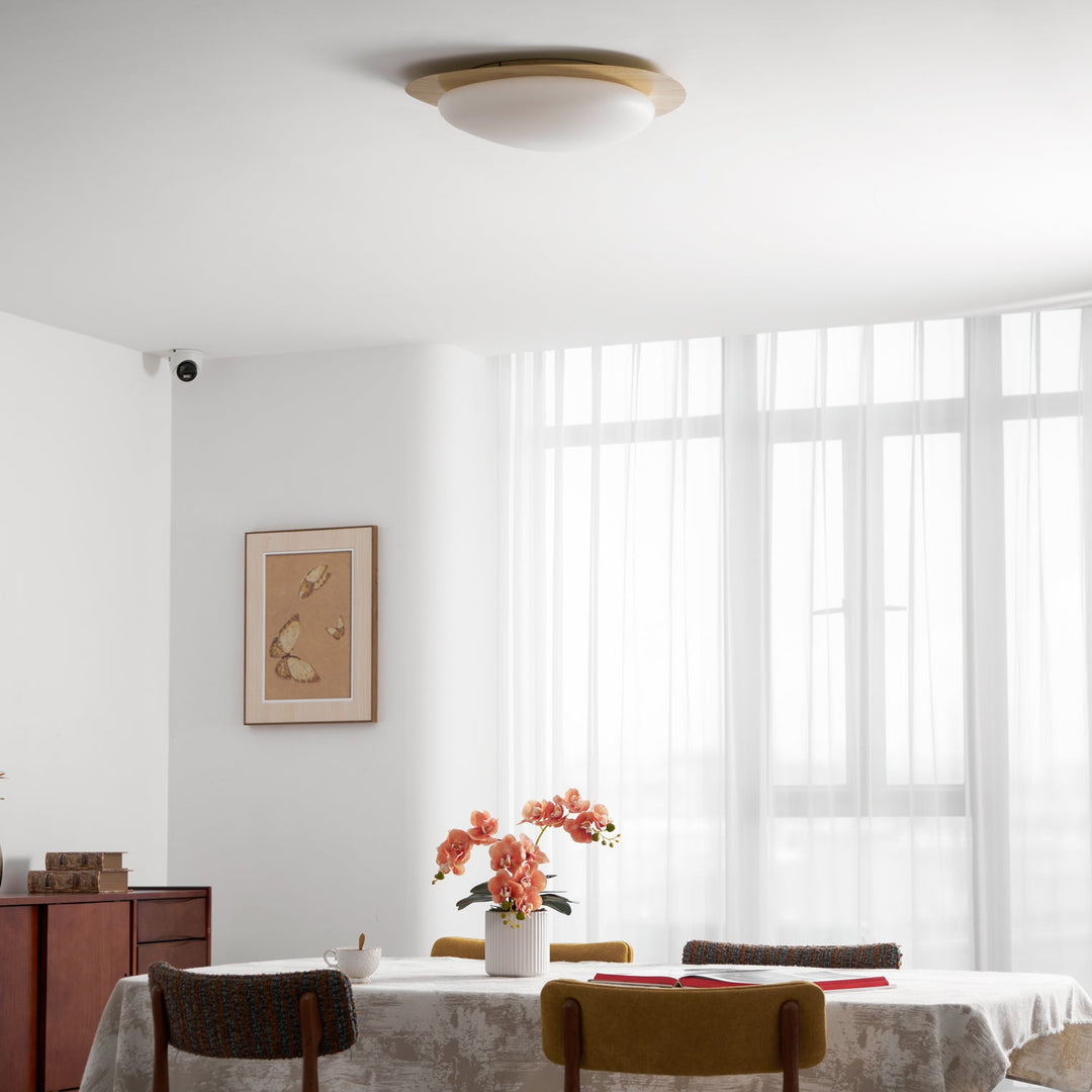 Pebble Walnut Ceiling Light - Vakkerlight