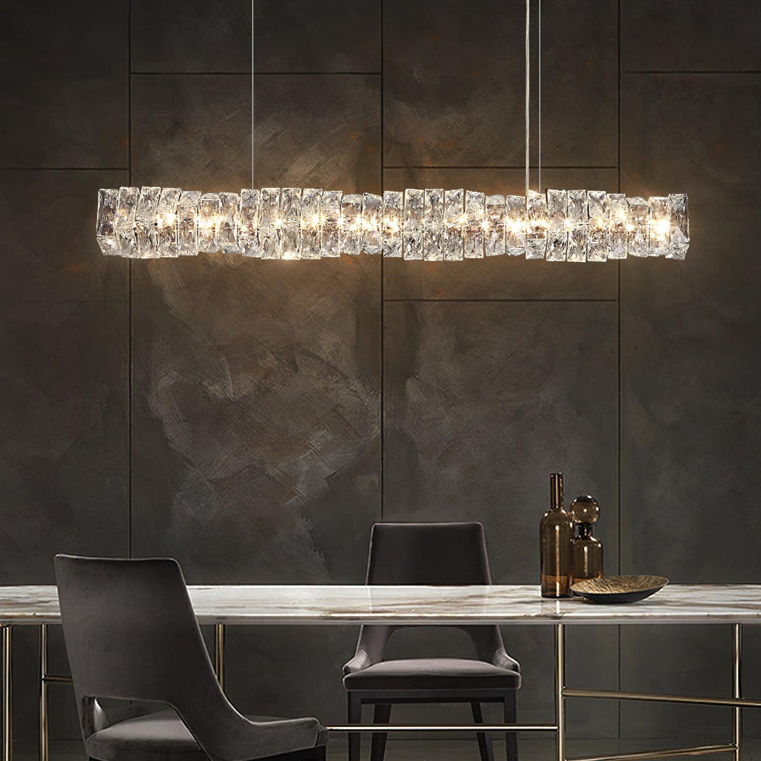 Long Crystal Pendant Lamp - Vakkerlight