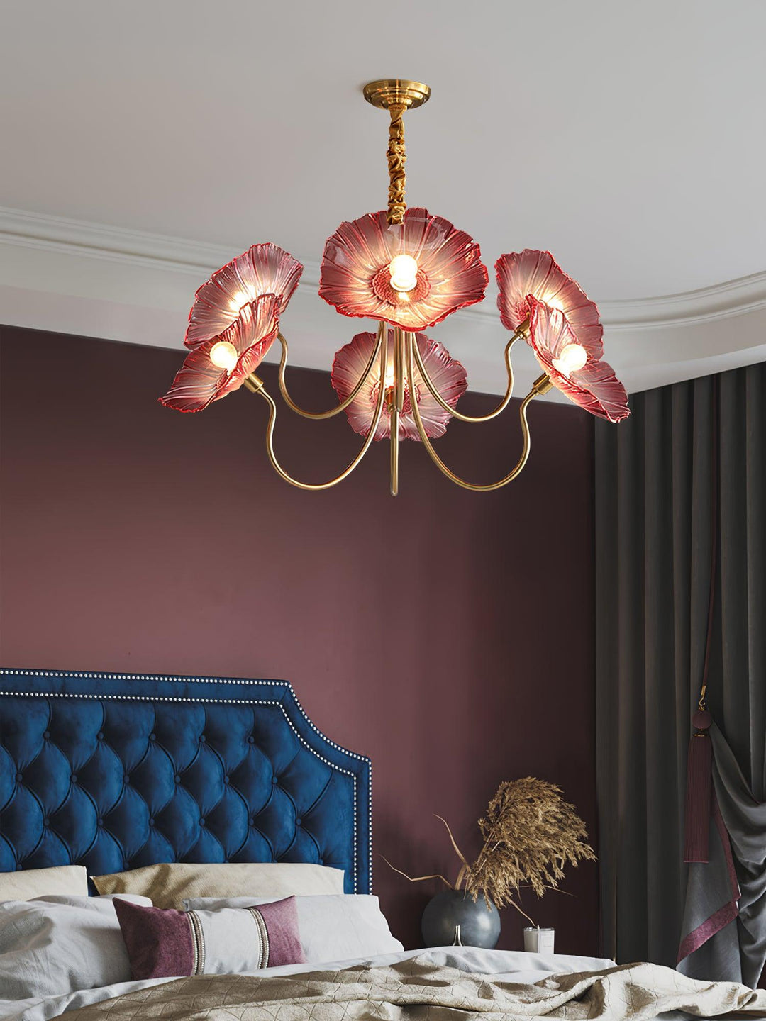 Lotus Leaf Glass Chandelier - Vakkerlight