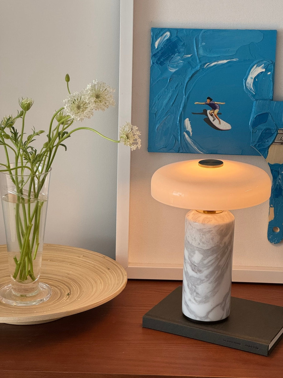 Lunara Marble Table Lamp - Vakkerlight