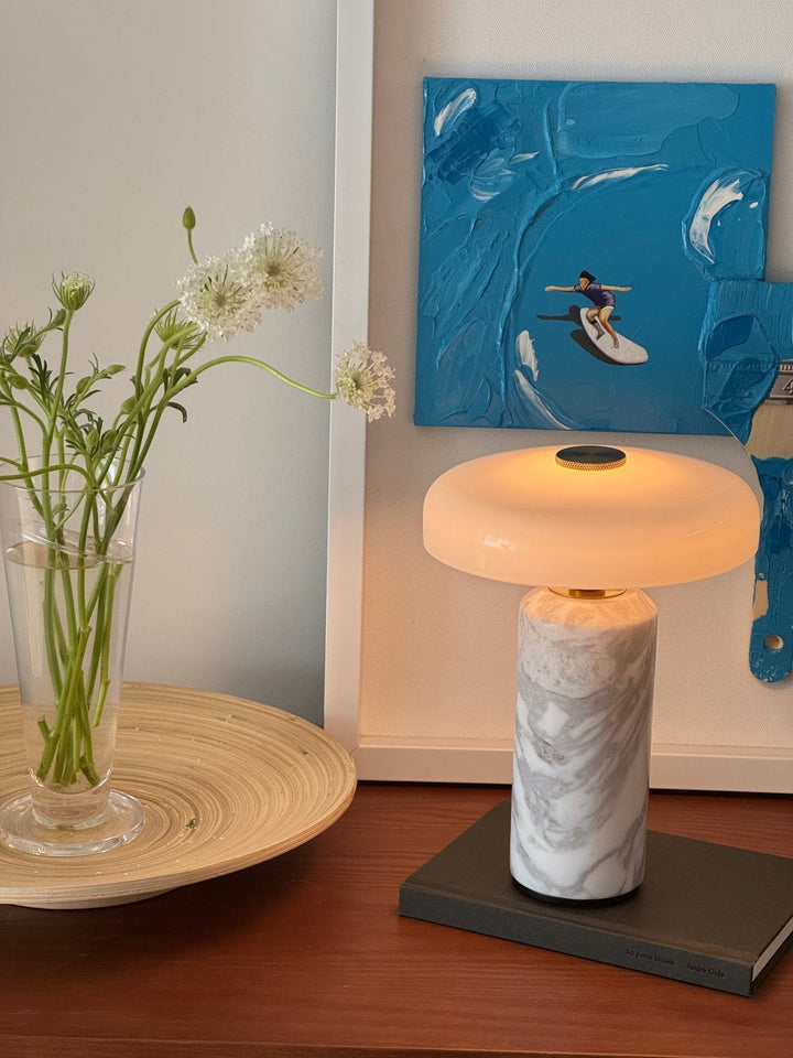 Lunara Marble Table Lamp - Vakkerlight