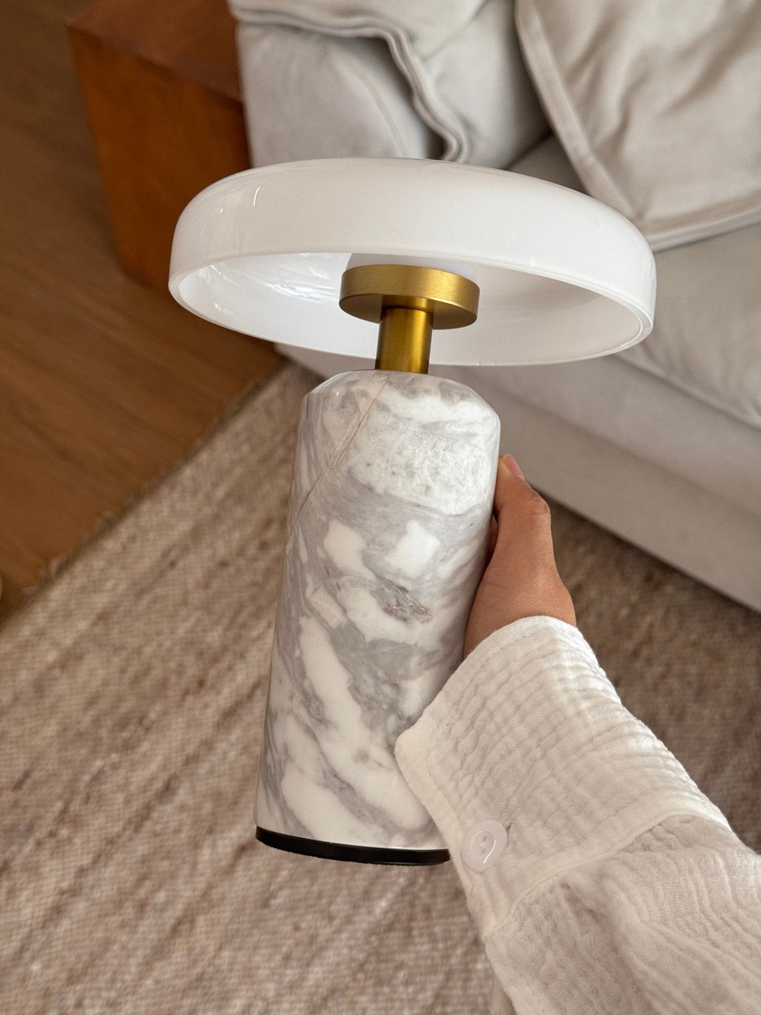Lunara Marble Table Lamp - Vakkerlight
