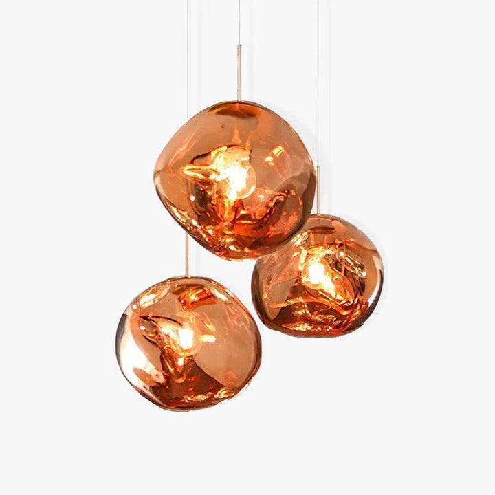 Multi Lava Round Pendant Lamp - Vakkerlight