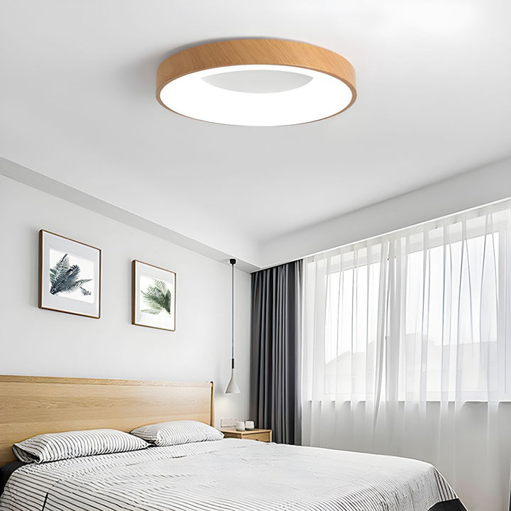 Mila Round Flush Mount Ceiling Lamp - Vakkerlight