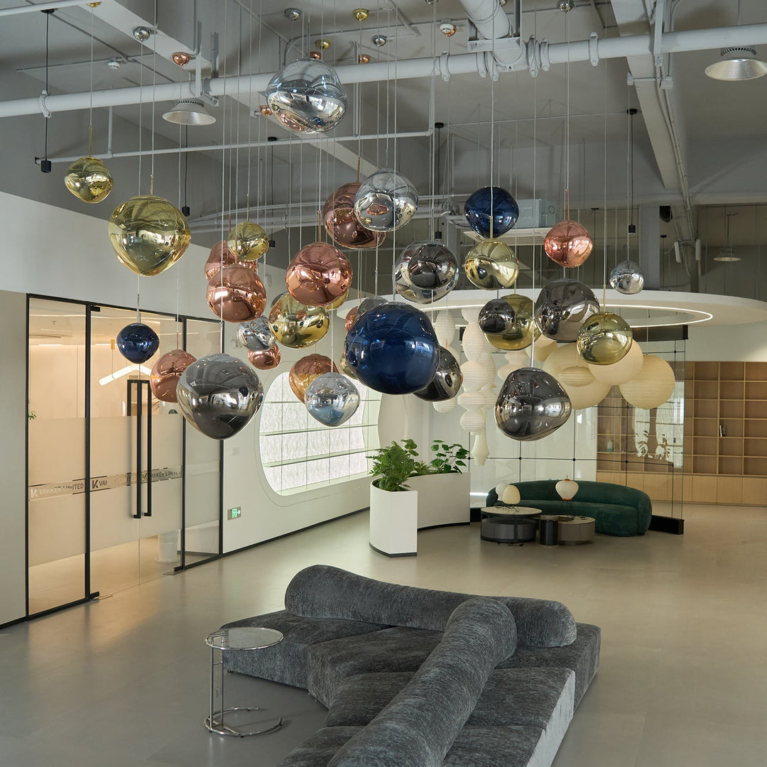 Multi Lava Round Pendant Lamp