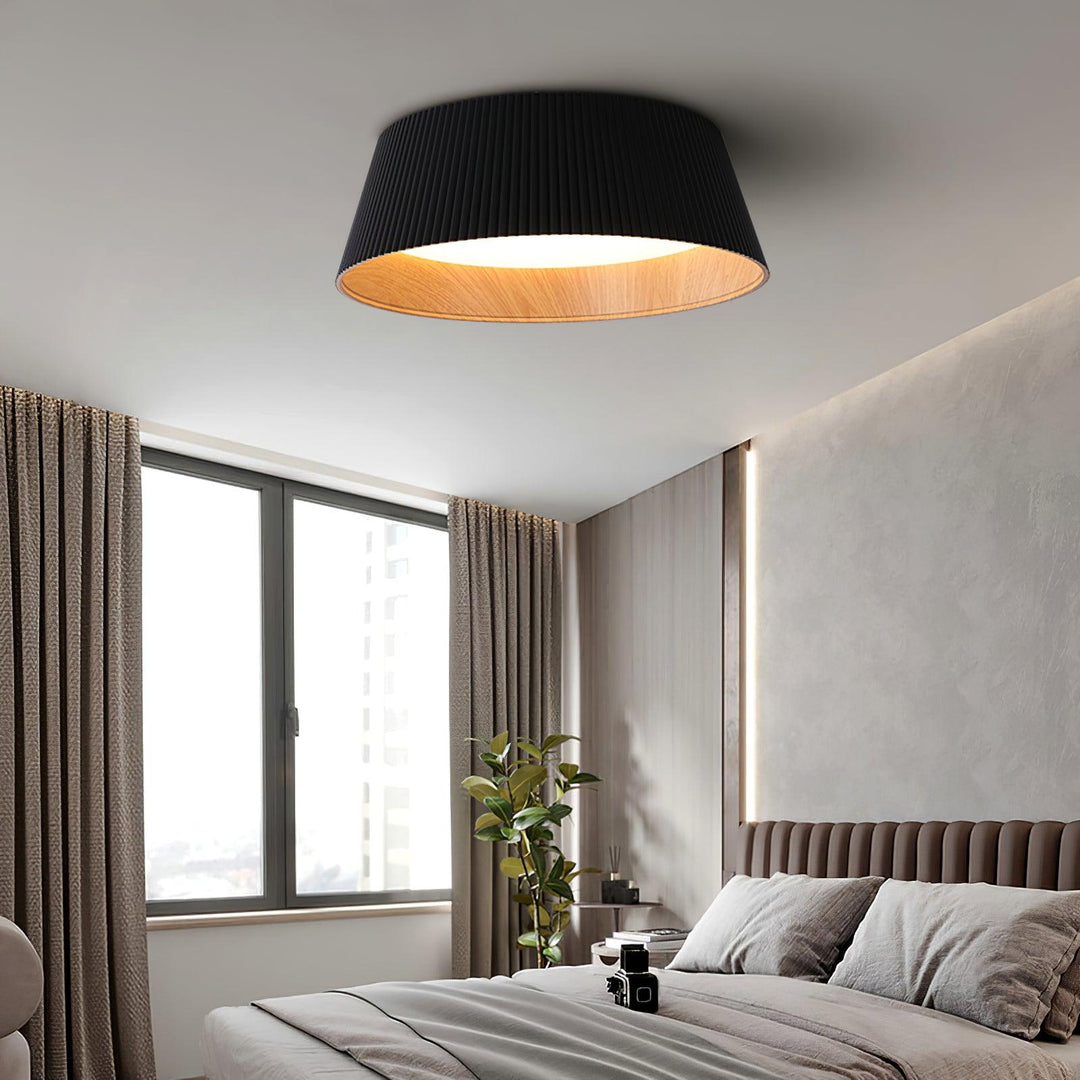 Modern Ribbed Ceiling Light - Vakkerlight