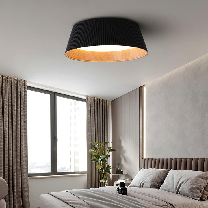 Modern Ribbed Ceiling Light - Vakkerlight