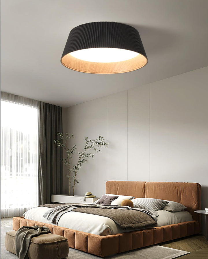 Modern Ribbed Ceiling Light - Vakkerlight