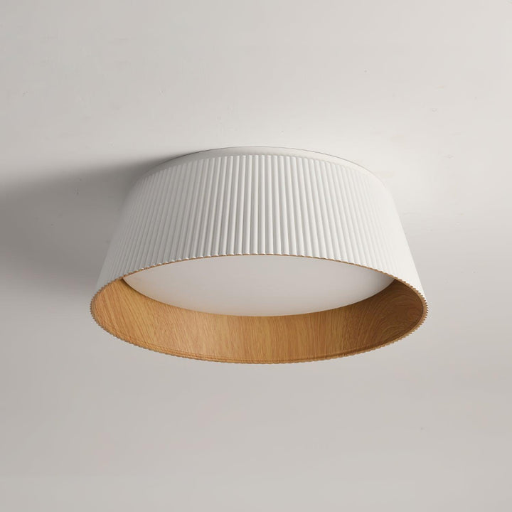 Modern Ribbed Ceiling Light - Vakkerlight