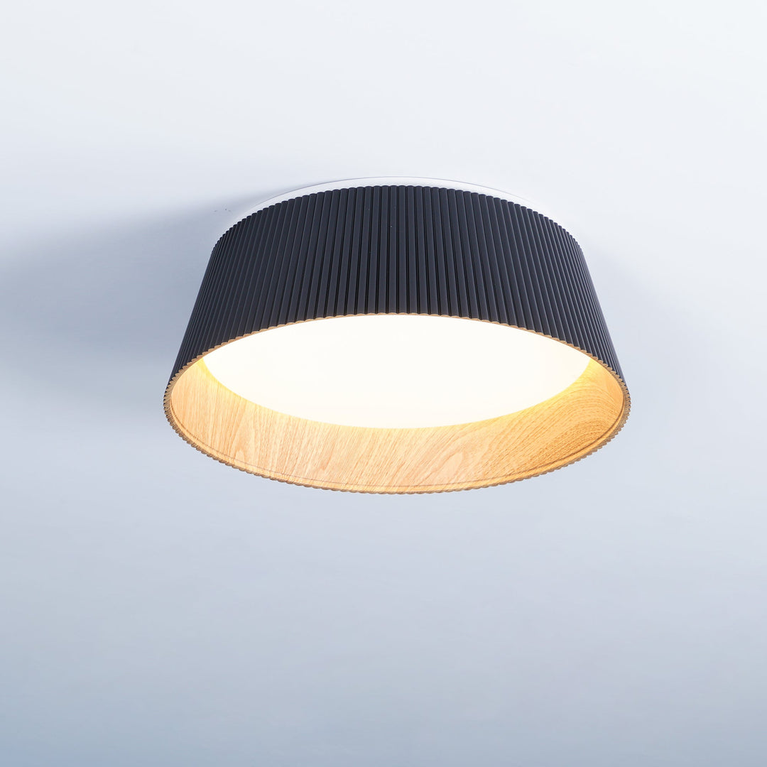 Modern Ribbed Ceiling Light - Vakkerlight
