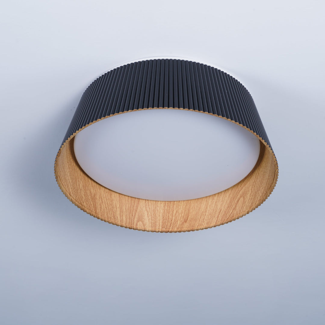 Modern Ribbed Ceiling Light - Vakkerlight