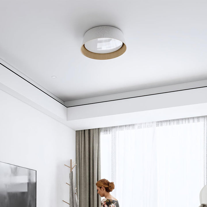 Modern Ribbed Ceiling Light - Vakkerlight