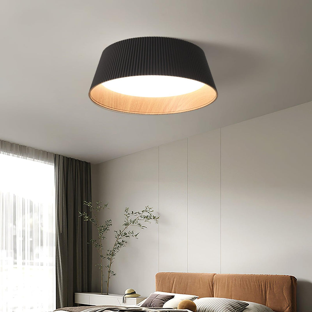 Modern Ribbed Ceiling Light - Vakkerlight