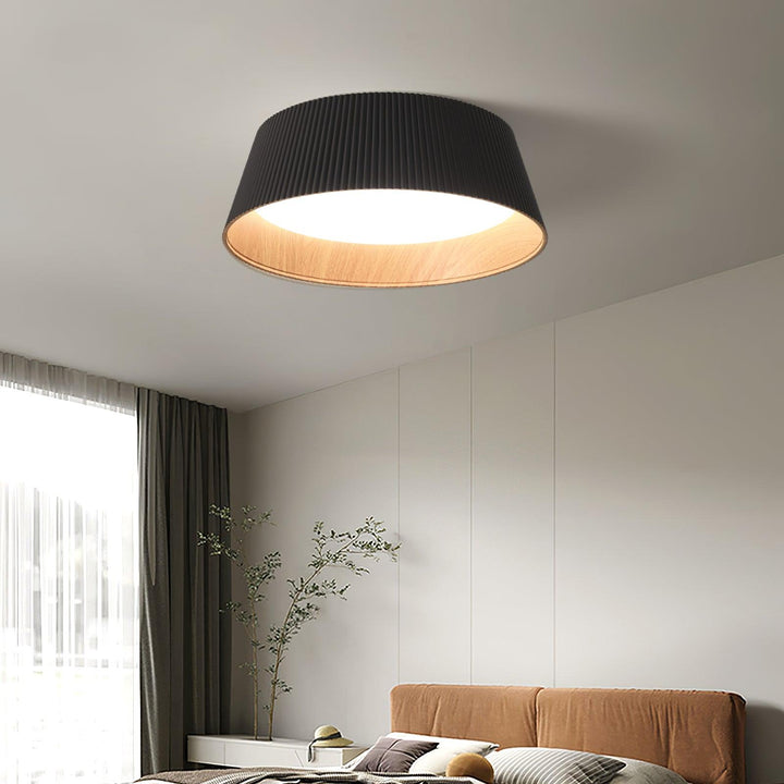 Modern Ribbed Ceiling Light - Vakkerlight