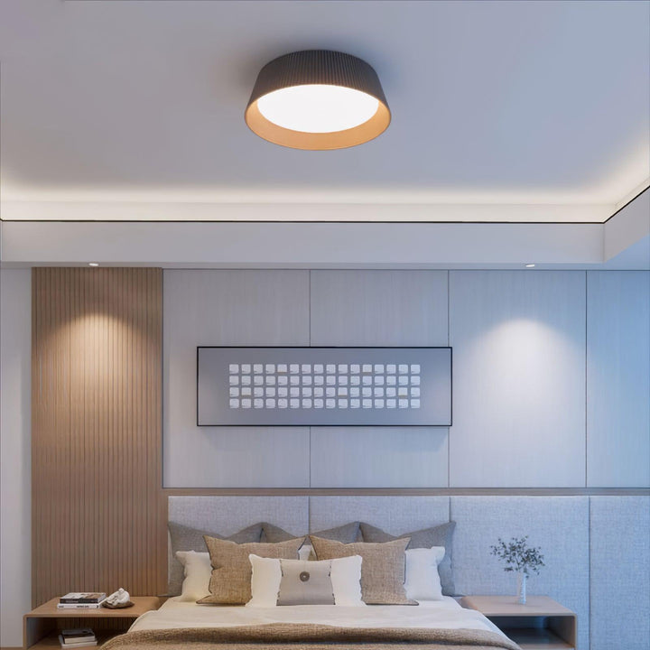 Modern Ribbed Ceiling Light - Vakkerlight