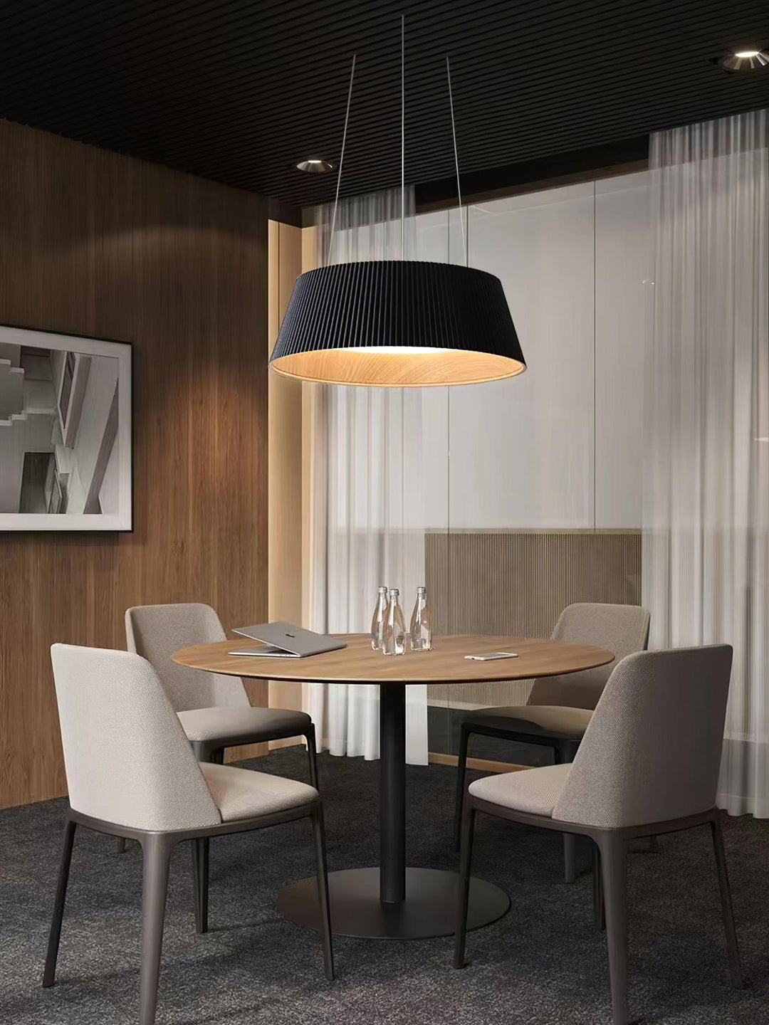 Modern Ribbed Pendant Light - Vakkerlight