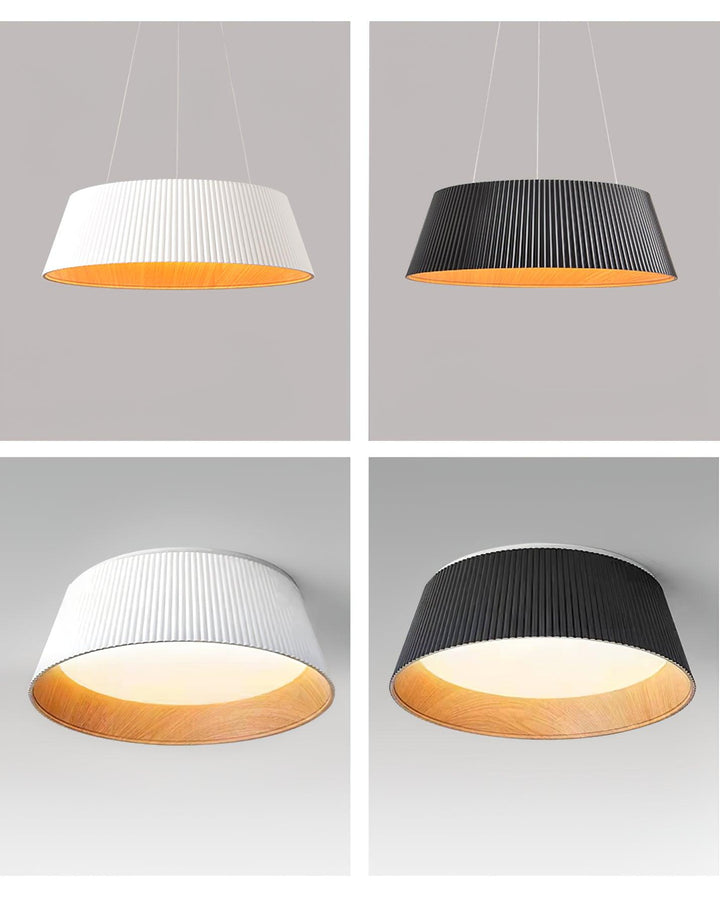 Modern Ribbed Pendant Light - Vakkerlight