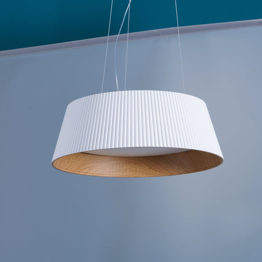 Modern Ribbed Pendant Light - Vakkerlight