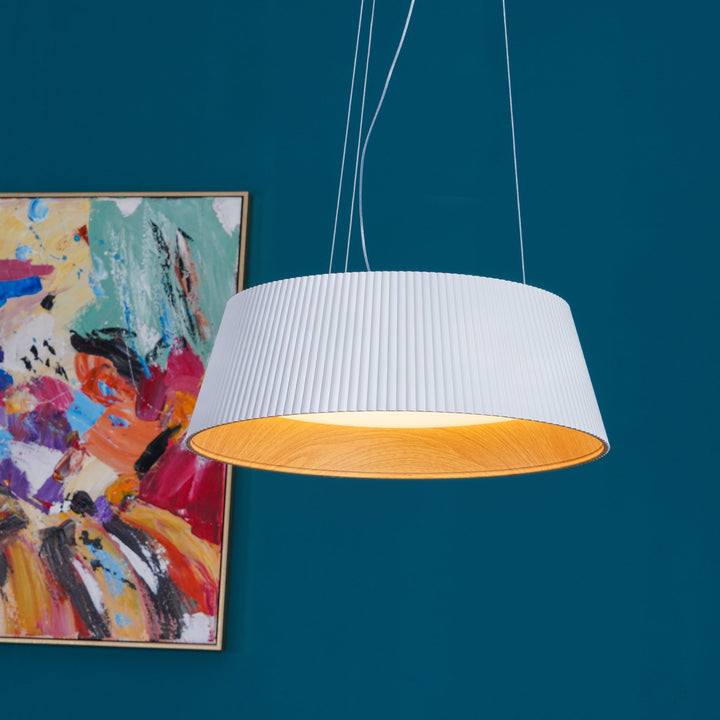Modern Ribbed Pendant Light - Vakkerlight
