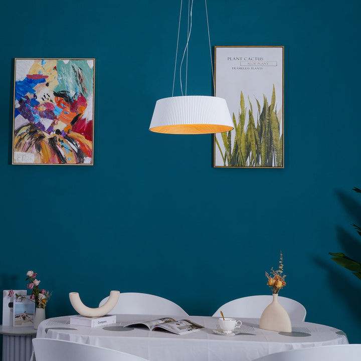 Modern Ribbed Pendant Light - Vakkerlight