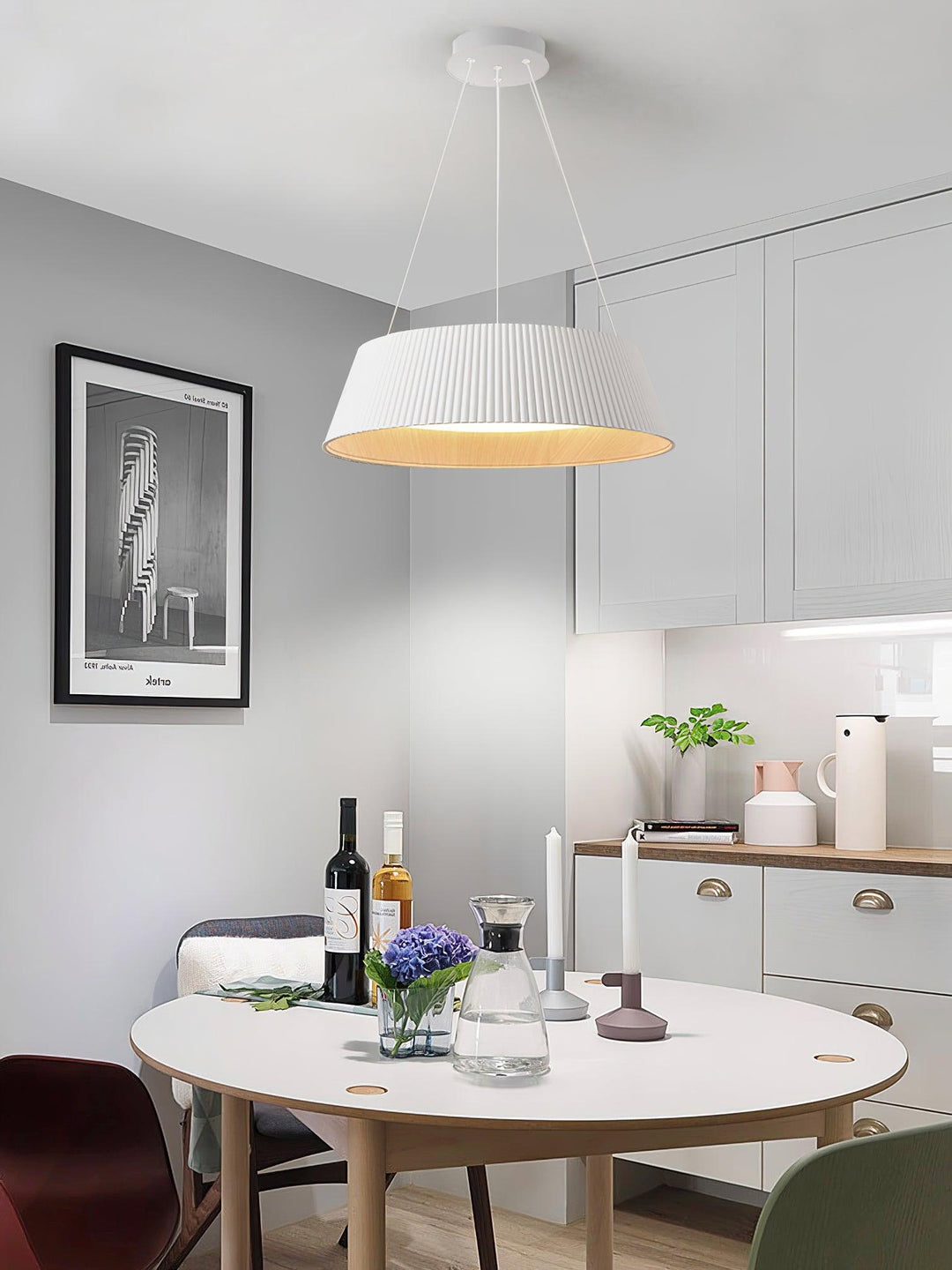 Modern Ribbed Pendant Light - Vakkerlight