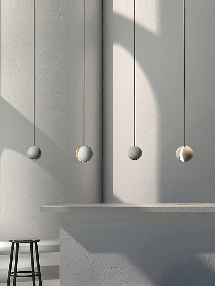Moon Concrete Pendant Lamp