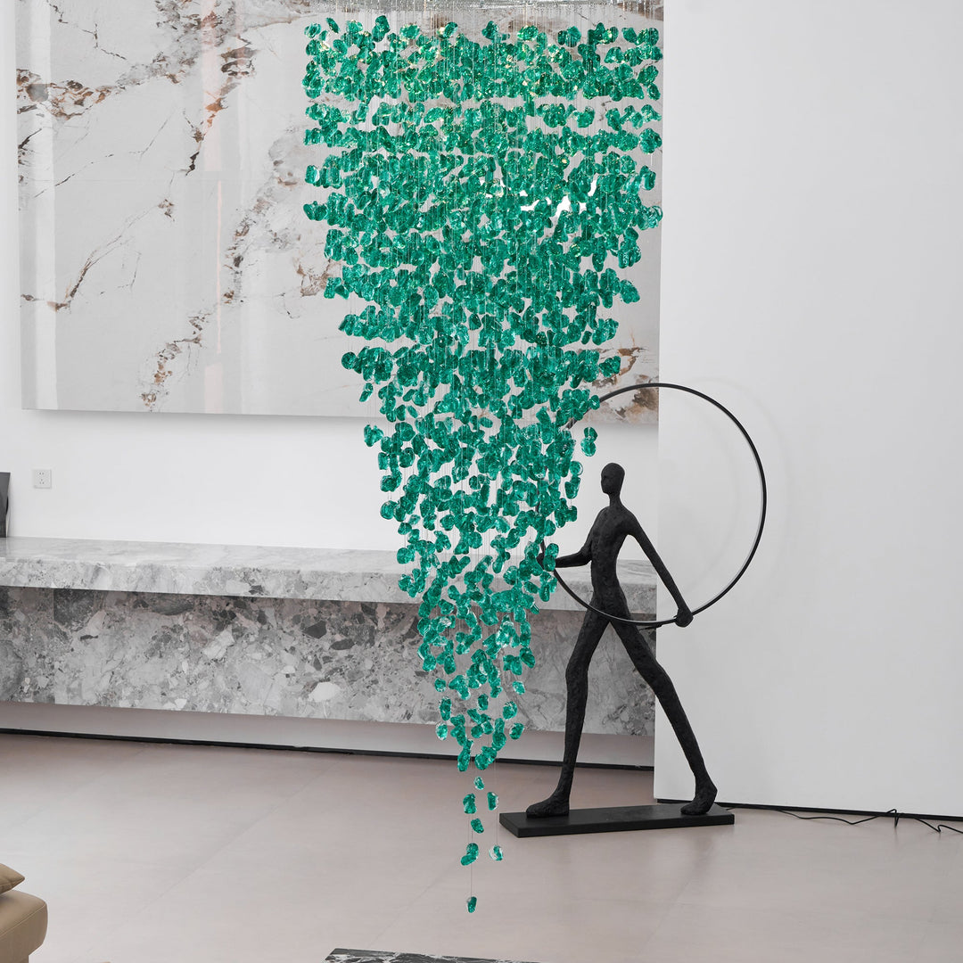 Multicolor Crystal Stone Chandelier - Vakkerlight